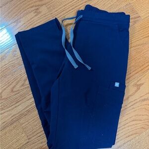 Figs Navy SCRUB slim straight pants